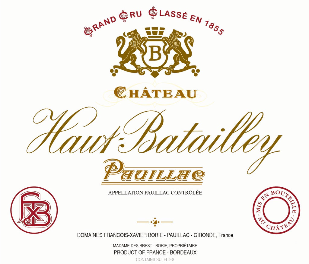 Chateau Haut Batailley 奧巴特利莊紅酒75cl