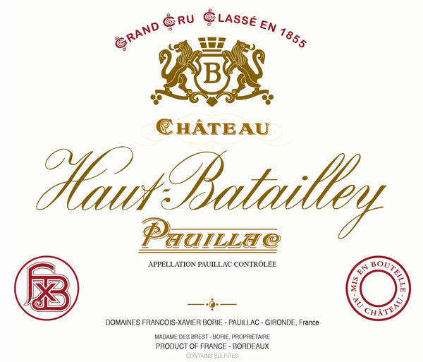 Chateau Haut Batailley 奧巴特利莊紅酒75cl