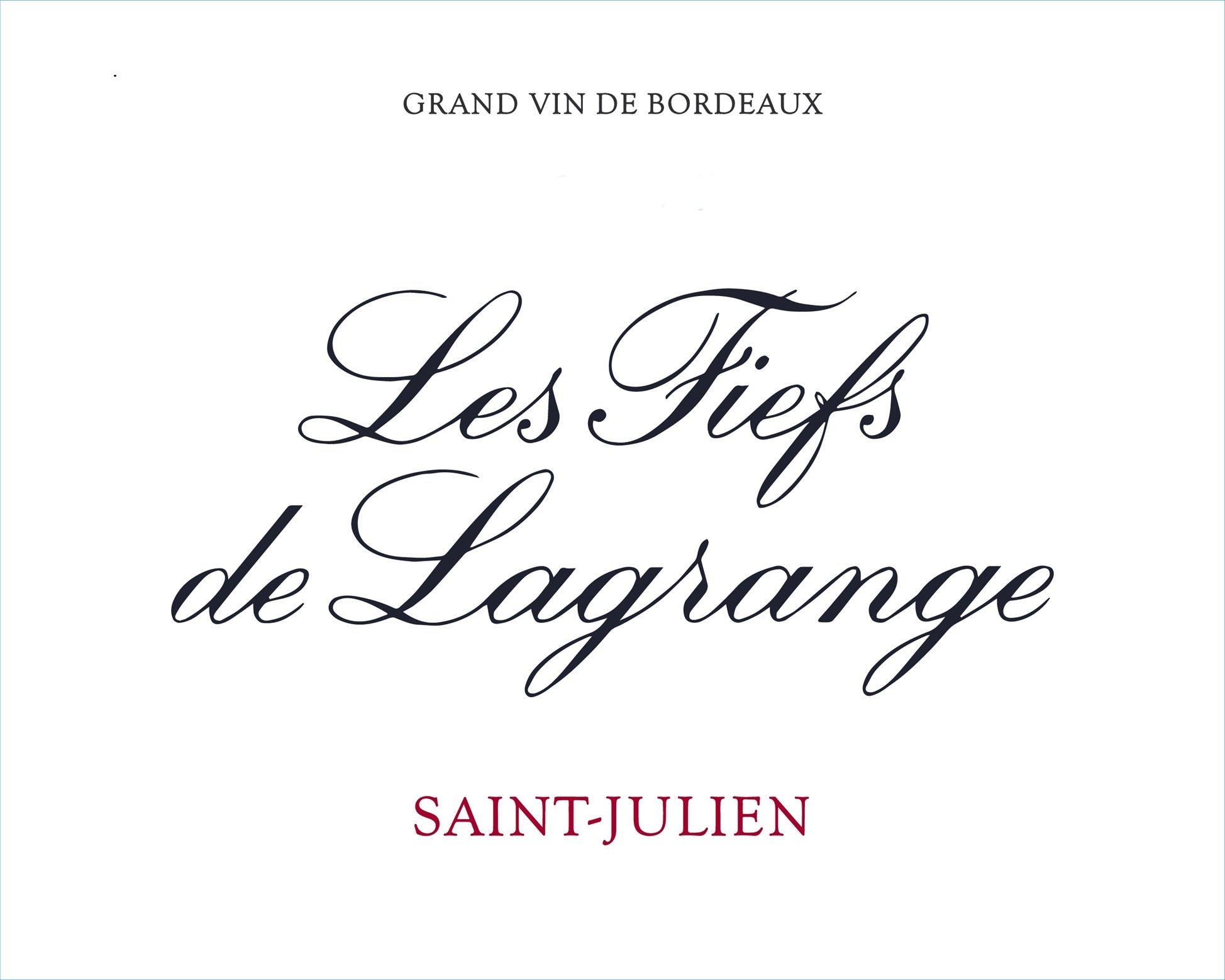 Les Fiefs de Lagrange 拉格喜(力關)副牌紅酒 75cl