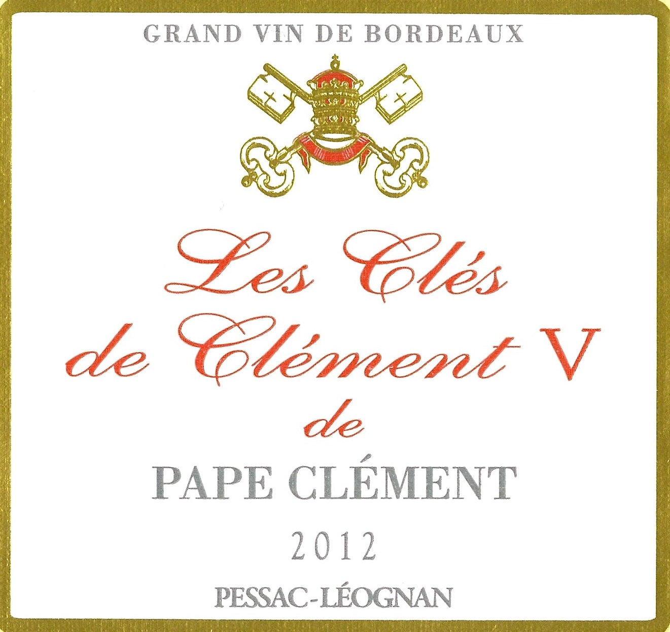 Les Cles de Clement V Rouge 黑教皇莊副牌紅酒 75cl