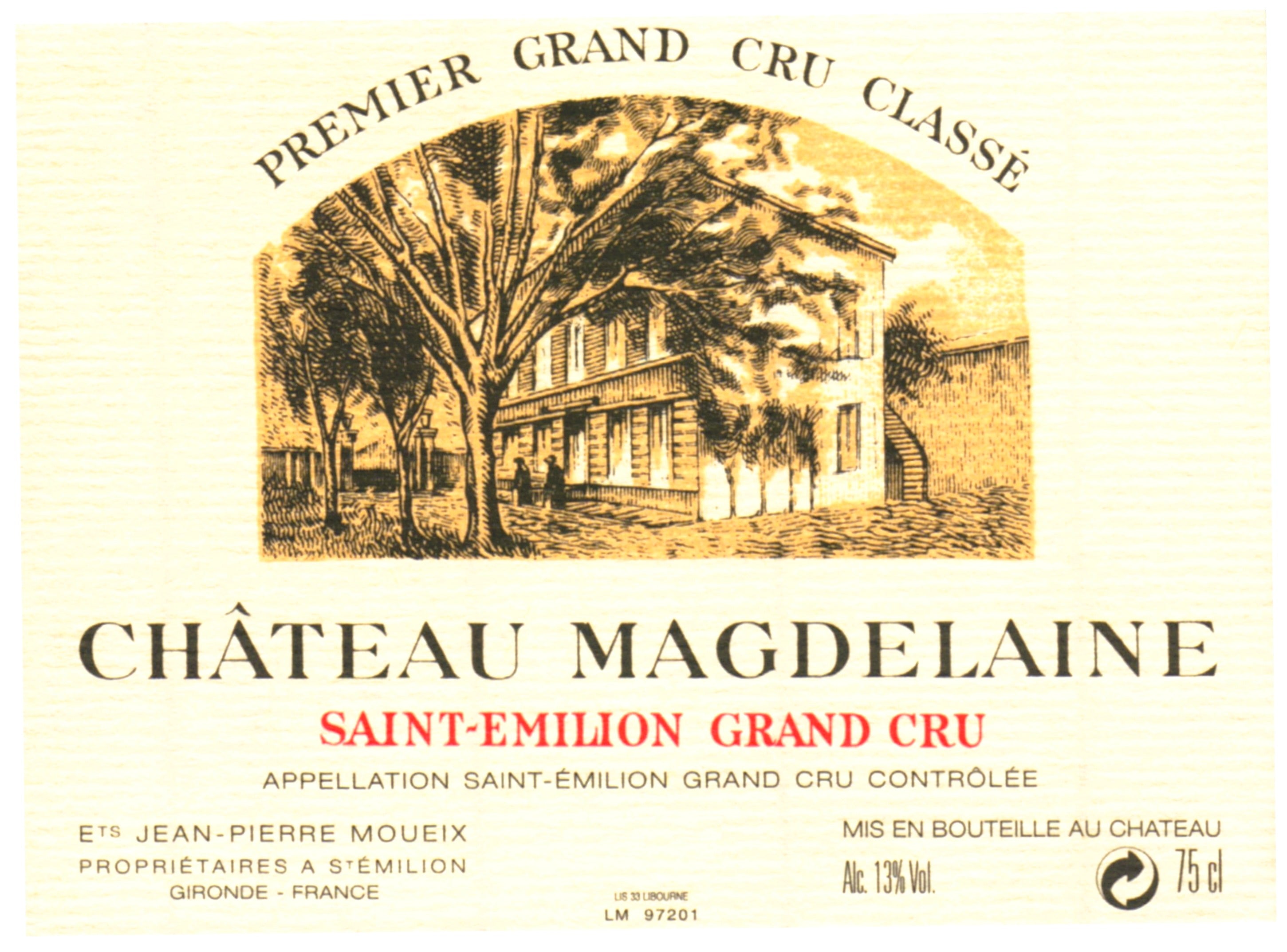 Chateau Magdelaine 美特朗莊紅酒 75cl