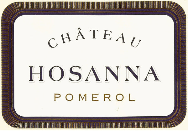 Chateau Hosanna 奧山娜(凱歌)莊紅酒 75cl