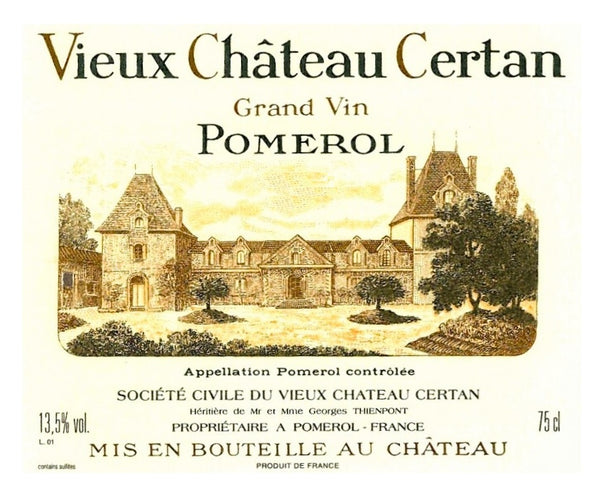 Vieux Chateau Certan 老色丹莊紅酒 75cl