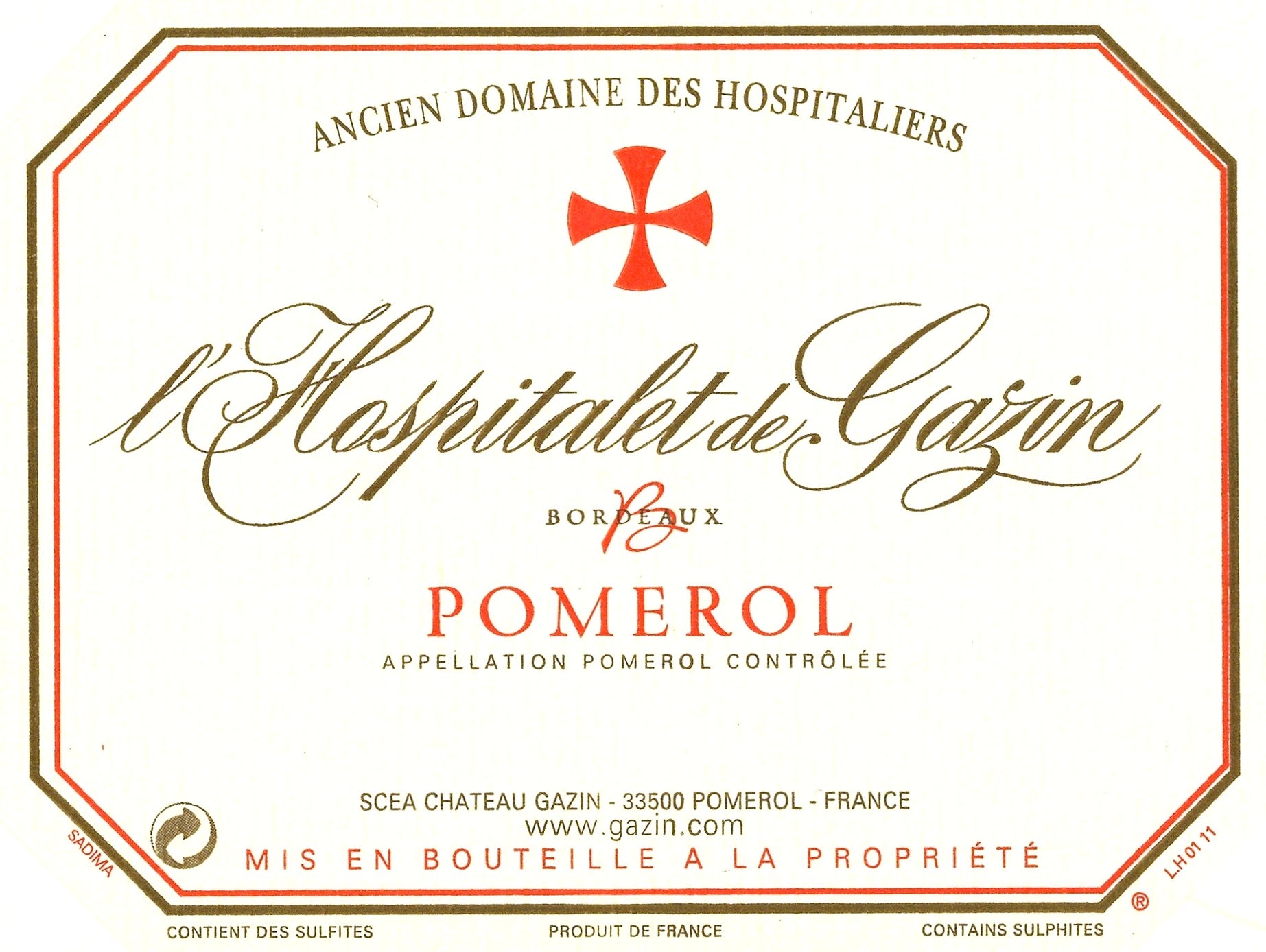 L Hospitalet de Gazin 嘉仙副牌紅酒 75cl