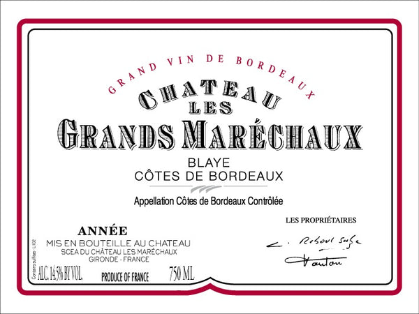 Chateau Les Grands Marechaux 葛馬素莊紅酒 75cl