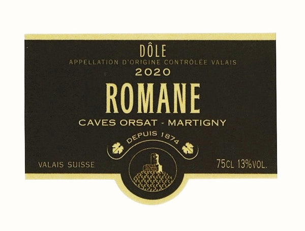 Caves Orsat Dole Romane  瑞士卡奧莎莊都羅美紅酒 75cl