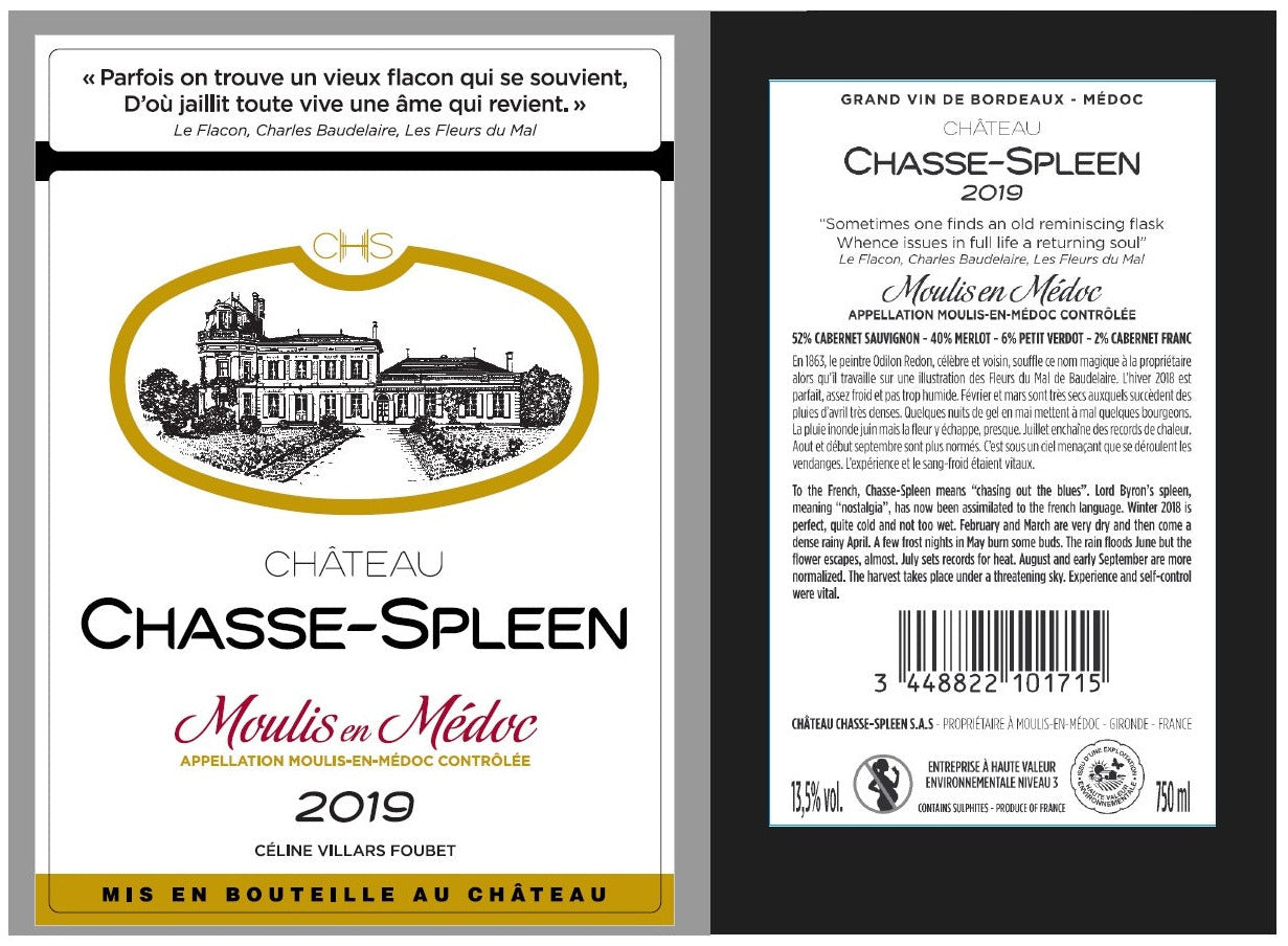 Chateau Chasse Spleen 忘憂莊紅酒 75cl