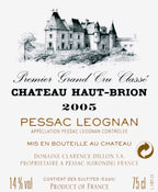 Chateau Haut Brion Rouge 侯伯王/奧比昂莊紅酒 75cl