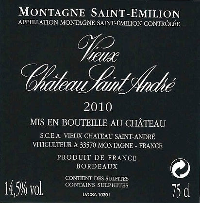 Vieux Chateau Saint Andre 聖唐德列莊紅酒 75cl